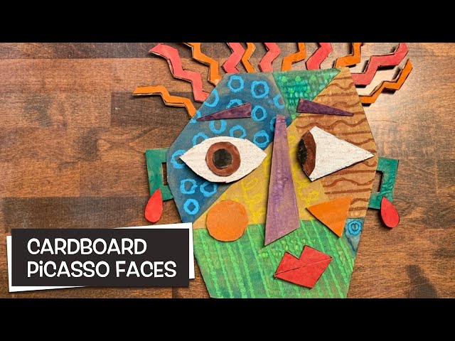Cardboard Picasso Faces