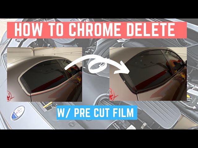 How to Chrome Delete a Car (w/ Pre Cut Vinyl)