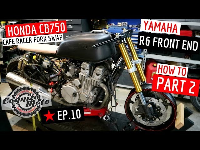 How to Fit An R6 Front End to A ★ Honda Cafe Racer CB750 - Part 2