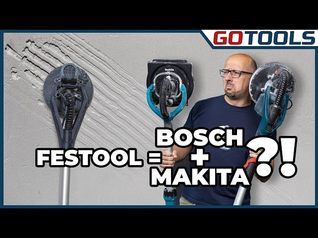 BOSCH now new on the market with sanding giraffe GTR 55-225! Can it grind with Festool & Makita?