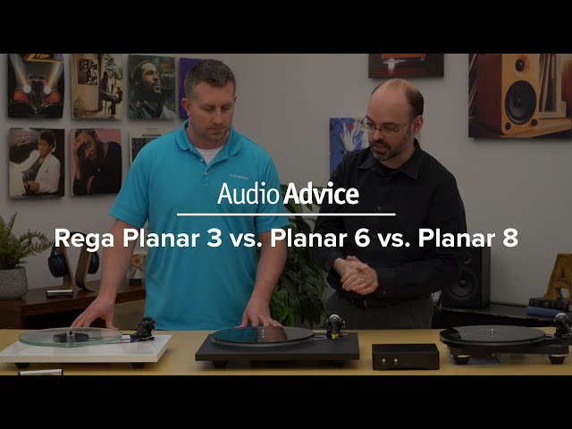 Rega Planar 3 vs. Planar 6 vs. Planar 8 Turntables