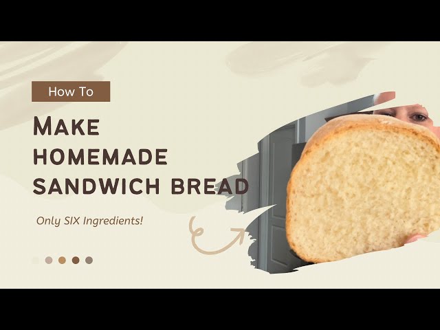 Homemade Sandwich Bread | Only Six Ingredients!
