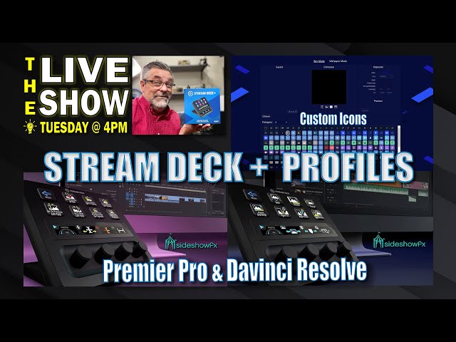 Stream Deck + Profiles for Premier Pro and Custome Icons