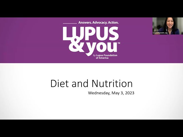 DMV Lupus & You: Diet and Nutrition – May 3, 2023