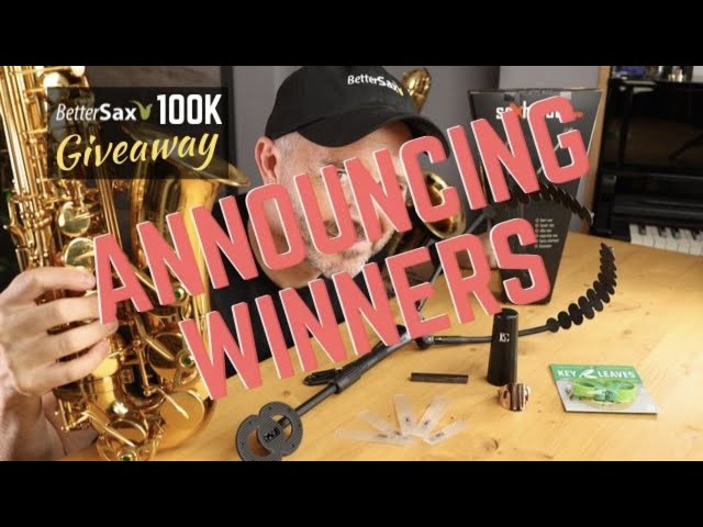 Announcing Winners of the BetterSax 100K Giveaway Contest