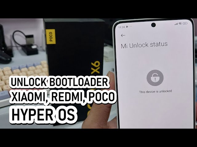 Tutorial Unlock Bootloader POCO HyperOS Tested POCO X6 5G (All Xiaomi)
