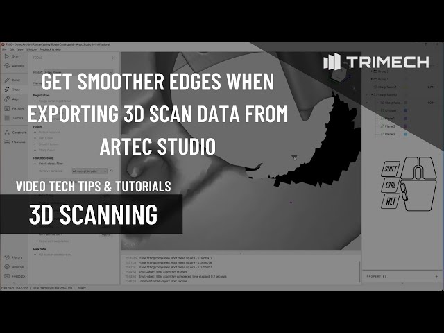 Get Smoother Edges When Exporting 3D Scan Data from Artec Studio
