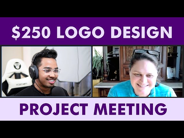 $250 LOGO DESIGN PROJECT MEETING WITH CLIENT | BUYER INTERVIEW | CLIENT INTERVIEW | Bayzid