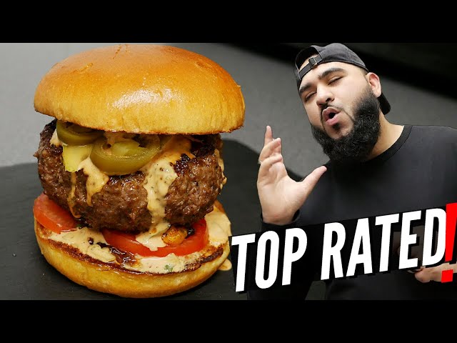 JUICY LUCY BURGER with ANIMAL FRIES | Halal Chef