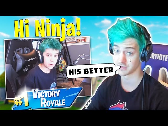 Ninja Reacts To "Mini Ninja" And is Shocked At How He Destroyed Tfue (Fortnite)