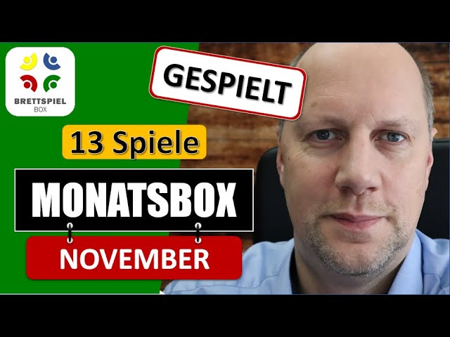 Monatsbox November 2019
