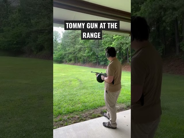Tommy Gun at the Range @EnforcerOfficial