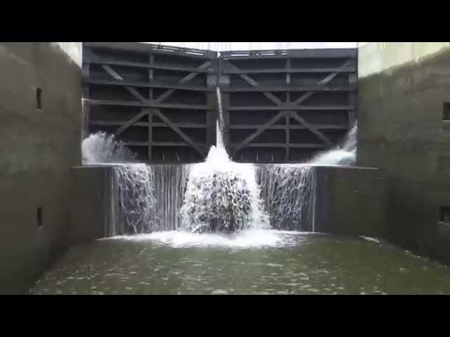 Erie Canal Locks Time Lapse HD Video