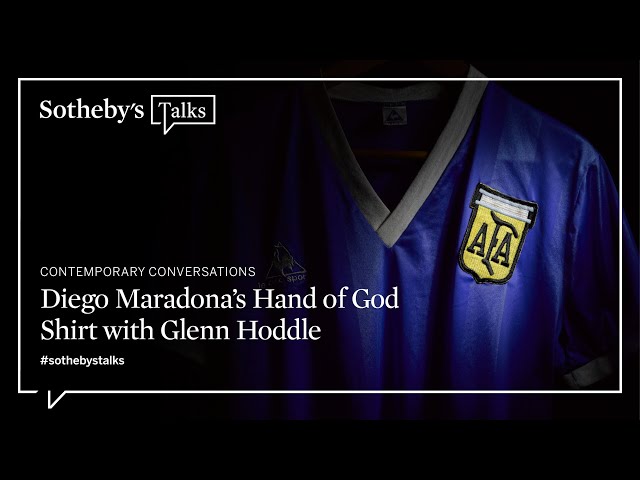 Sotheby's Talks | Diego Maradona's Hand of God Shirt with Glenn Hoddle