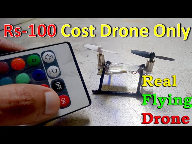 Real Flying Drone Under Rs-100, How to make Drone at home, Make Drone without using Micro Controller