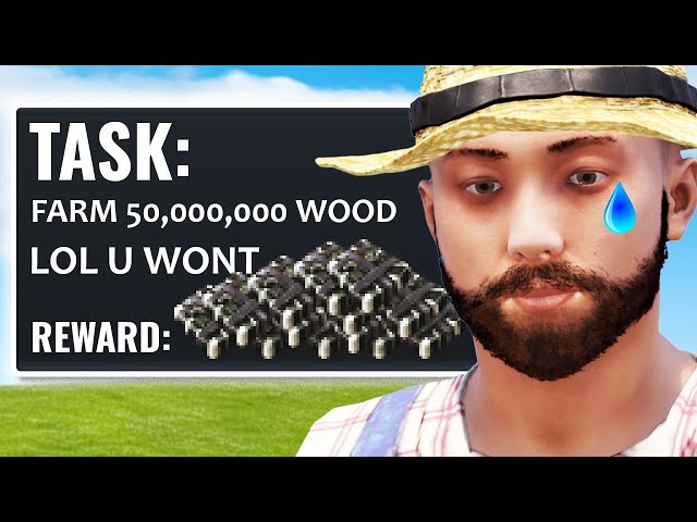 I Farmed 50,000,000 Wood On A Rust PVE Server...