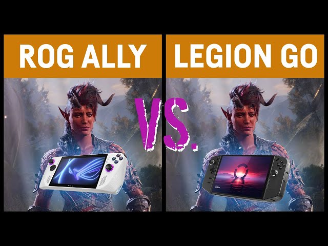 ASUS ROG ALLY vs. LENOVO LEGION GO in 10 Games