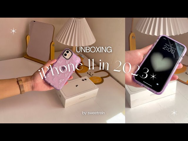 Iphone 11 unboxing in 2023 | phone cases + camera test