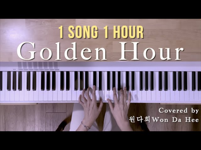 (1 hour)JVKE- Golden Hour | Piano cover | 1 Song 1 Hour Loop
