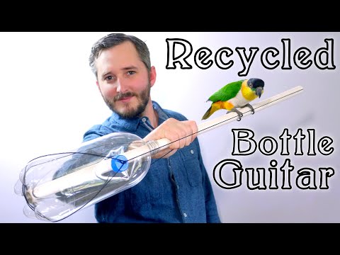 How To Make A Bottle Guitar (3 Parts and NO Tools)