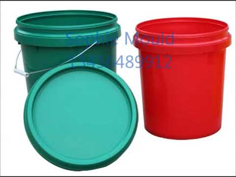 10 liter 20 liter paint Bucket Mould pail plastic injection mold testing