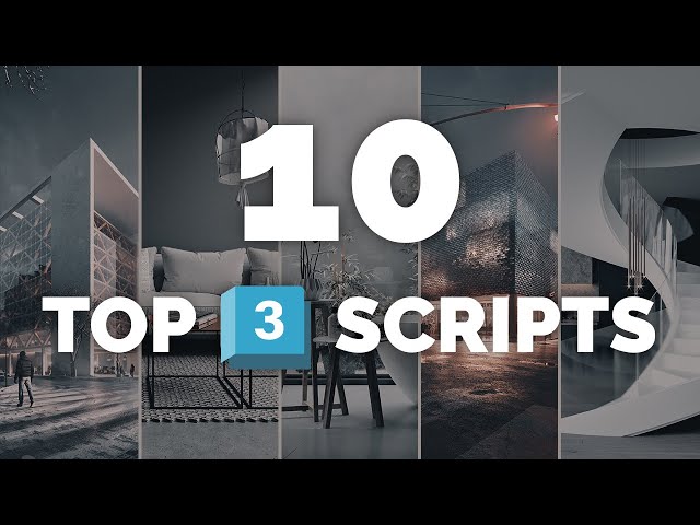 Top 10 Useful 3ds Max Scripts that SPEED UP My Work