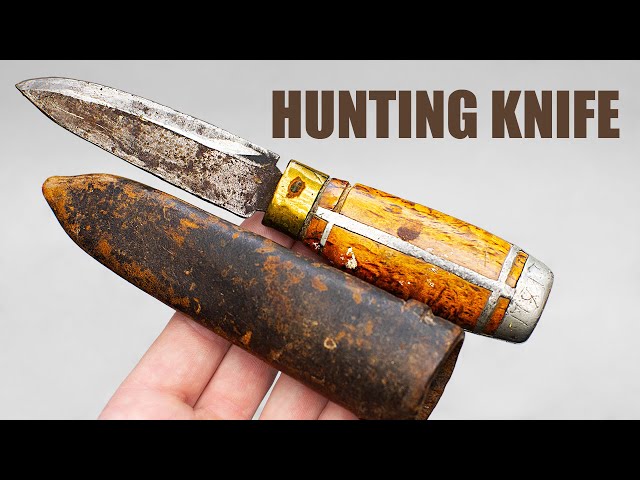 Old Scandinavian Hunting Knife Restoration