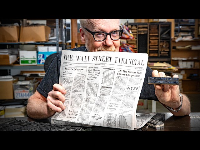 How Fake Newspapers in Movies Get Made!