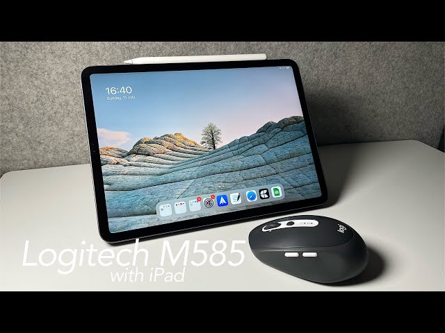 How to use Logitech M585 bluetooth mouse with iPad