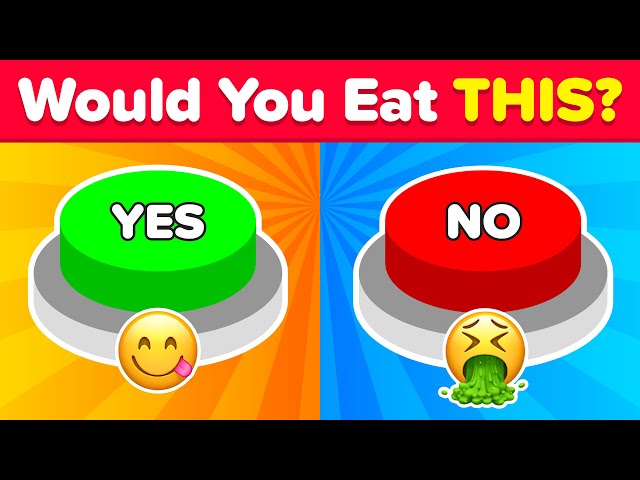 Choose One Button! 😱 YES or NO Challenge! Food Edition