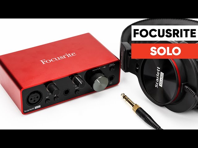 Focusrite Scarlett Solo 3rd Gen Review | Best Budget Audio Interface for Music