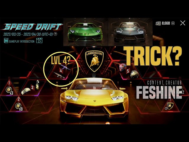 Lamborghini Crate Opening | TRICK? | FESHINE | PUBG MOBILE