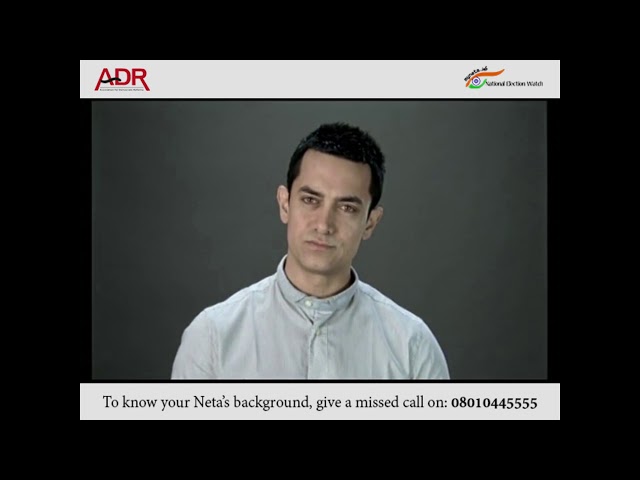 Aamir Khan's Appeal to the Voters I Hindi I