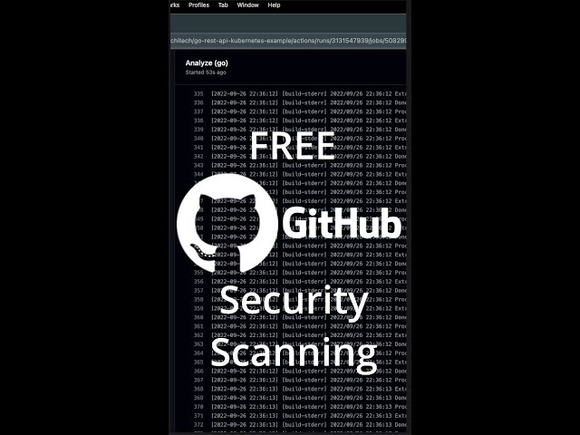 Free Github Code Security Scanning #shorts