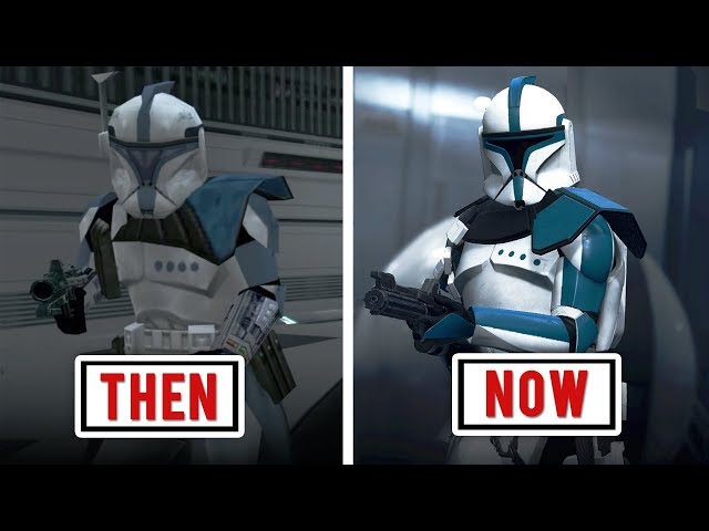 STAR WARS BATTLFRONT COMPARISON - Phase 1 Clone Troopers | Then vs Now (2004 vs 2005 vs 2018)