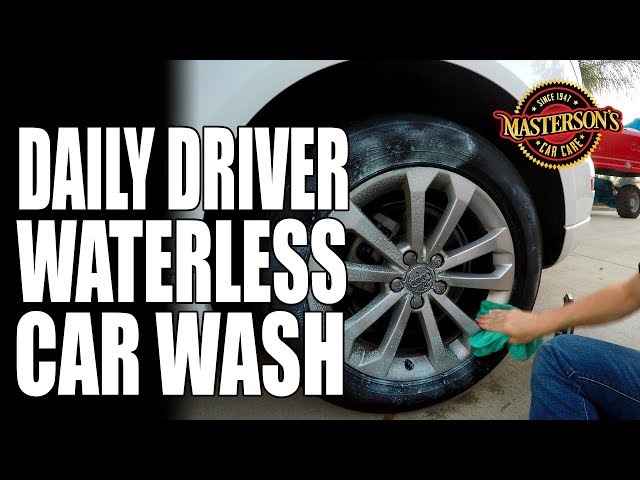 Washing Daily Driver Cars with ZERO WATER - Masterson's Waterless Wash & Shine
