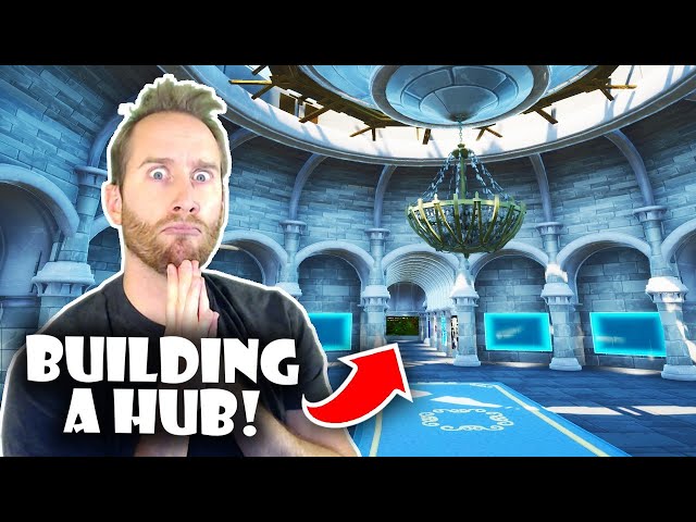 Building a Hub in Fortnite Creative Part 9!
