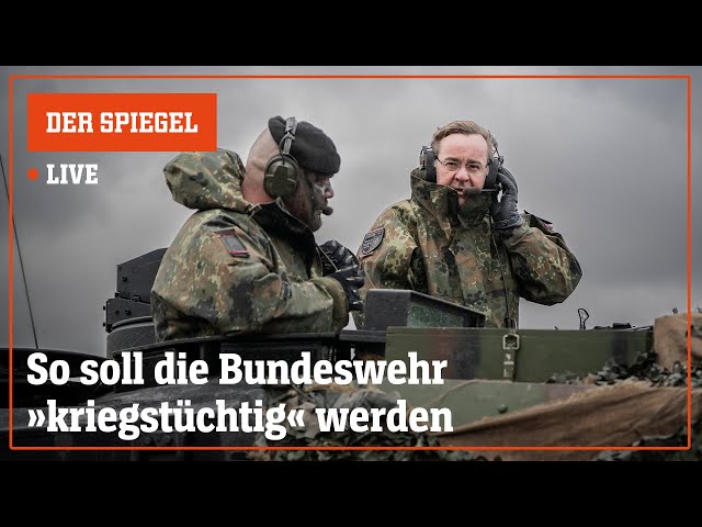 Livestream: Das hat Pistorius mit der Bundeswehr vor | DER SPIEGEL