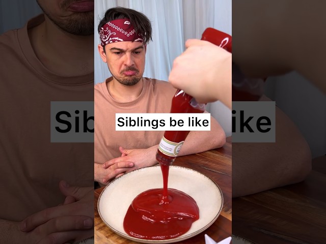How to make little KETCHUP and SALT magic for your sibling😎❤️🍟| CHEFKOUDY