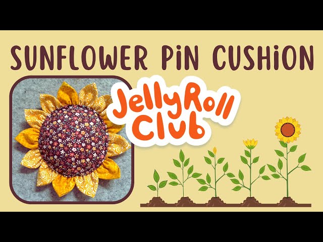 Sunflower pin cushion ***Free Pattern***