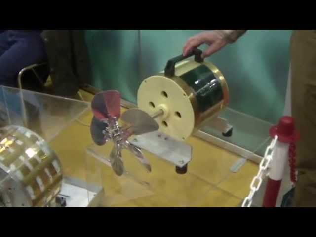 Demo Yildiz Magnetmotor Erfindermesse in Genf 14.4.2013