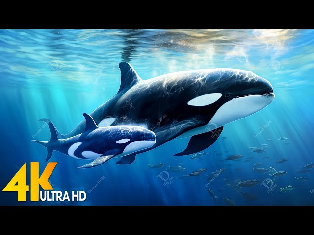 The Ocean 4K - Captivating Moments With Sea Animals in the Ocean - 4K VIDEO ULTRA HD
