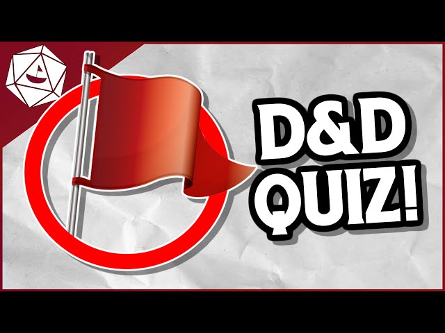 D&D Quiz | Are You a Bad Player?