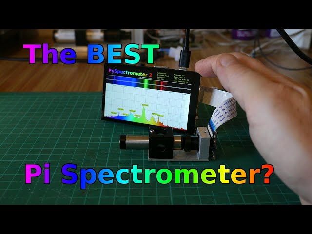 DIY Raspberry Pi Spectrometer NEW SOFTWARE!