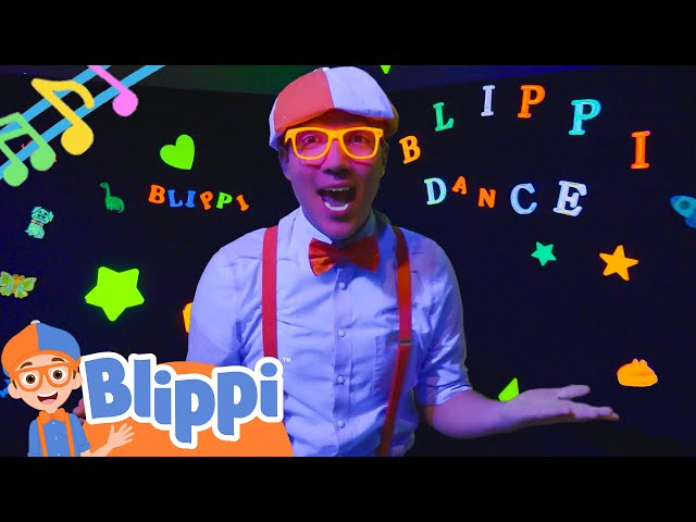 Do the Glow in the Dark Blippi Dance! | BRAND NEW Blippi Educational Dance Song