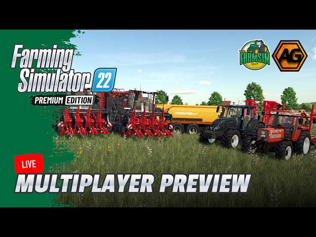 Testing the Premium Expansion in Muliplayer Live with @ArgsyGaming - FS22