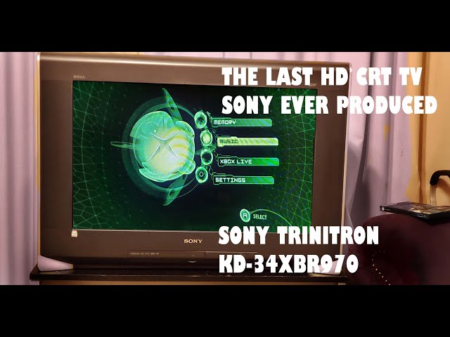 I FOUND Sony's Last HD CRT TV Ever Produced! The RARE Trinitron KD-34XBR970