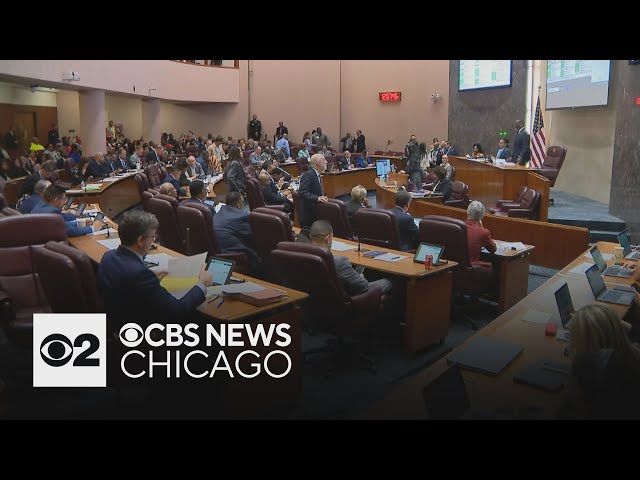 Watch Live: City council voting on millions of dollars in funding for migrants | CBS News Chicago