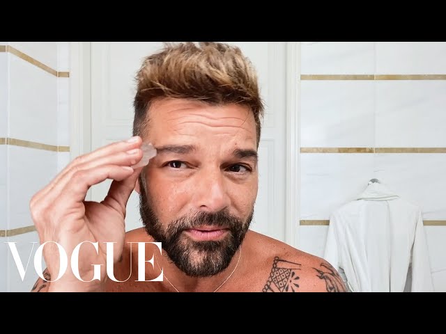 Ricky Martin's Daily Skin-Care and Wellness Routine | Beauty Secrets | Vogue