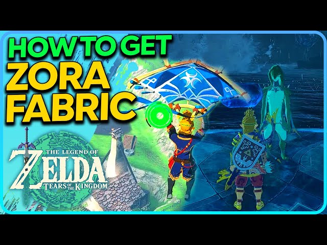 How to Get Zora Fabric Paraglider Zelda Tears of the Kingdom
